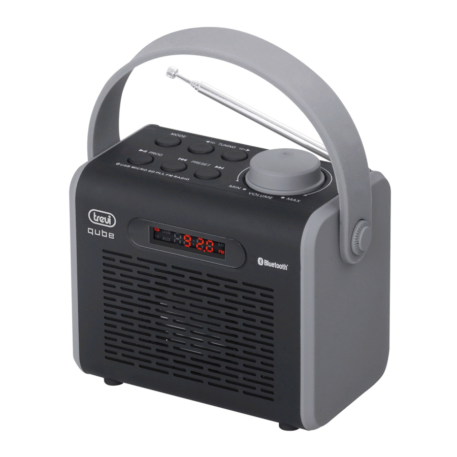 Radio FM con Lettore MP3 e MicroSD TREVI DR 740 SD