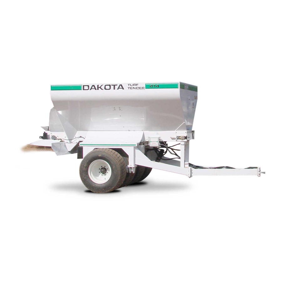 DAKOTA TURF TENDER 410 OWNER'S/OPERATOR'S MANUAL Pdf Download ManualsLib