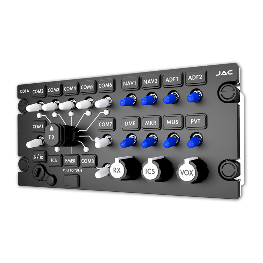 JUPITER AVIONICS J301A001 INSTALLATION AND OPERATING MANUAL Pdf Download ManualsLib