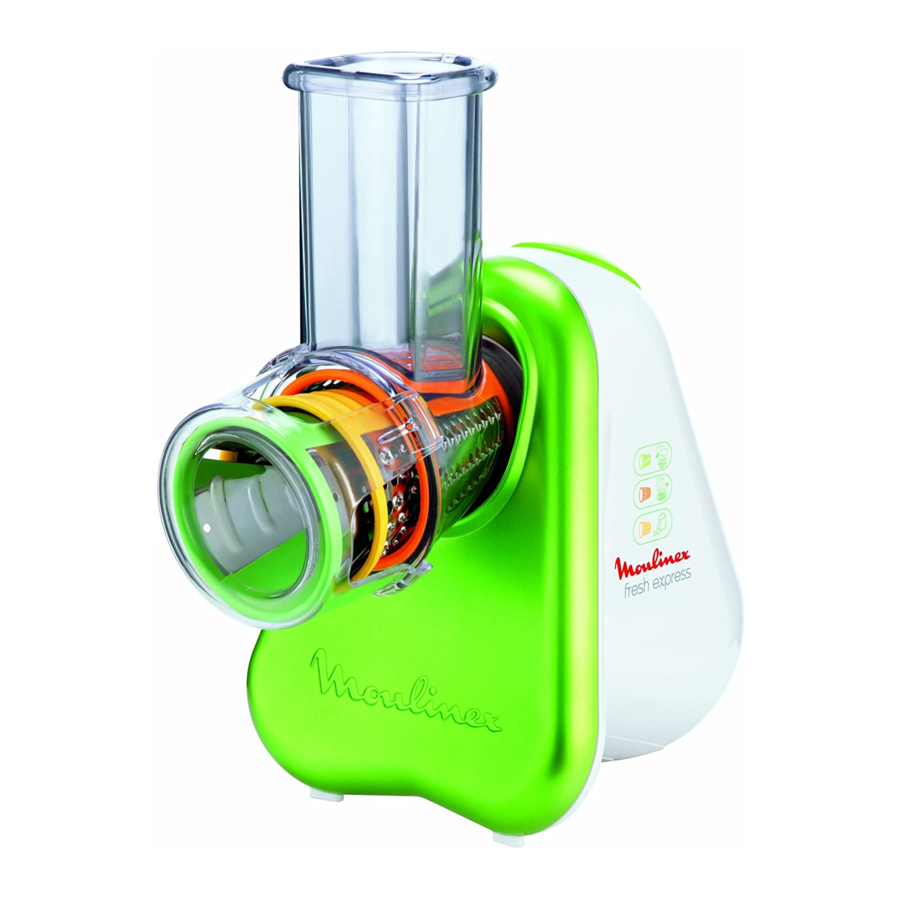 MOULINEX FRESH EXPRESS DJ 7533 MANUAL Pdf Download | ManualsLib