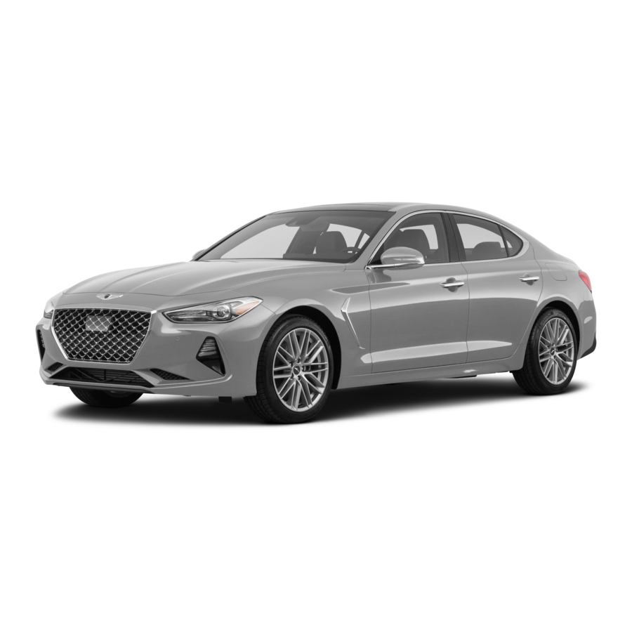 Genesis G70 2021 Getting Started Manual Pdf Download 