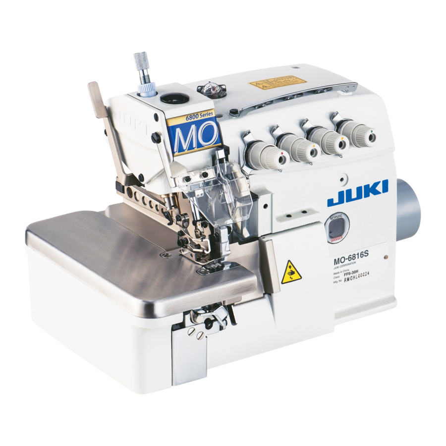 JUKI MO6800S SERIES ENGINEER'S MANUAL Pdf Download ManualsLib