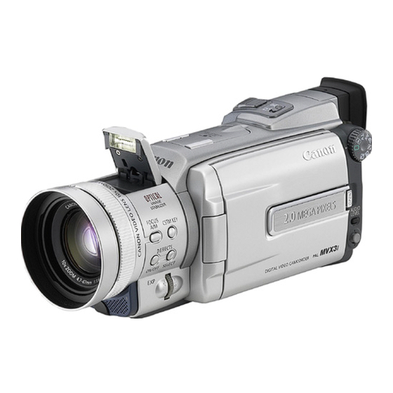 Canon MVX3 Instruction Manual