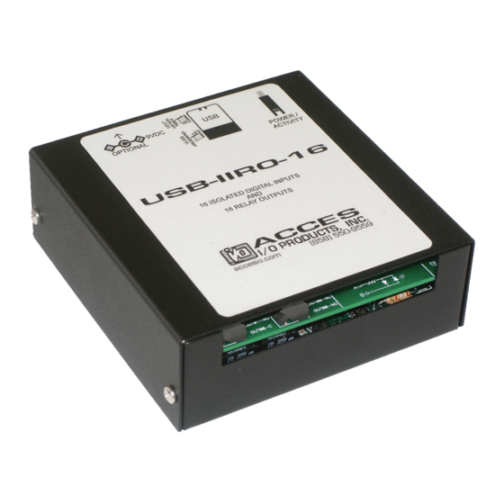 Acces USB-II-16 User Manual