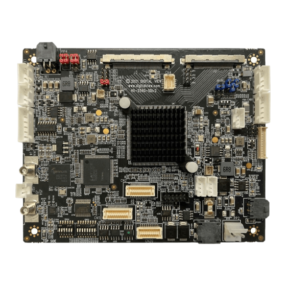 Digital View HX-2560-SDI Instructions Manual