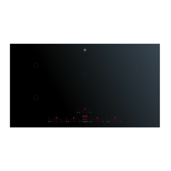 V-ZUG CookTop V6000 I905 Operating Instructions Manual