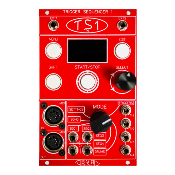 BVR Instruments TS1 Reference Manual