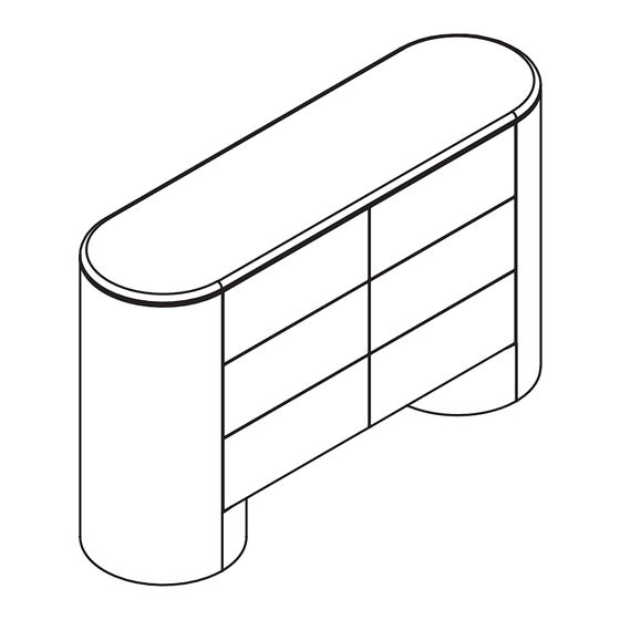 SARAH ELLISON FIN 6 DRAWER DRESSER Assembly Instructions
