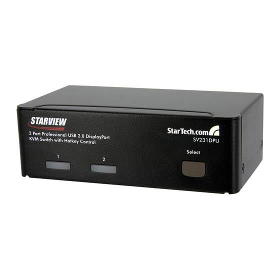 StarTech.com SV231DPU Instruction Manual
