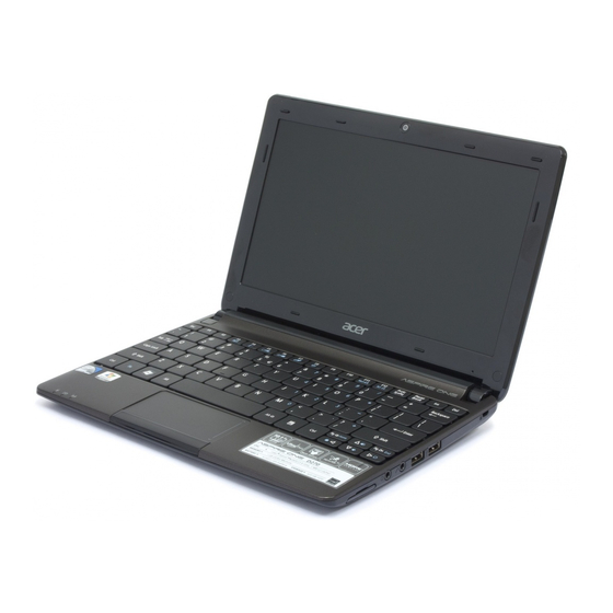 Acer Aspire One D270 Series Service Manual