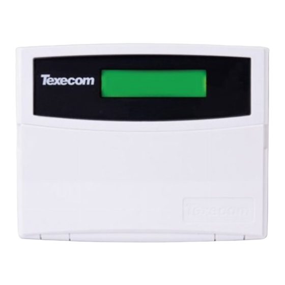 Texecom Speech Dialler Installation Manual