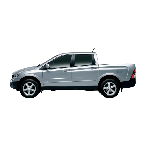 SSANGYONG Actyon Sports 2006 Manual