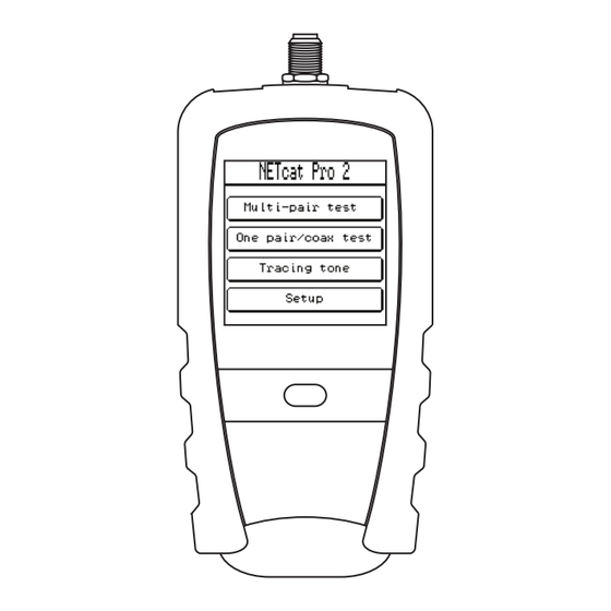 Textron Greenlee  NC-500 NETcat Pro Manuals