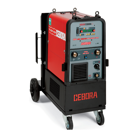 Cebora Jaguar Sound MIG 2060/MD STAR DOUBLE PULSE Instruction Manual