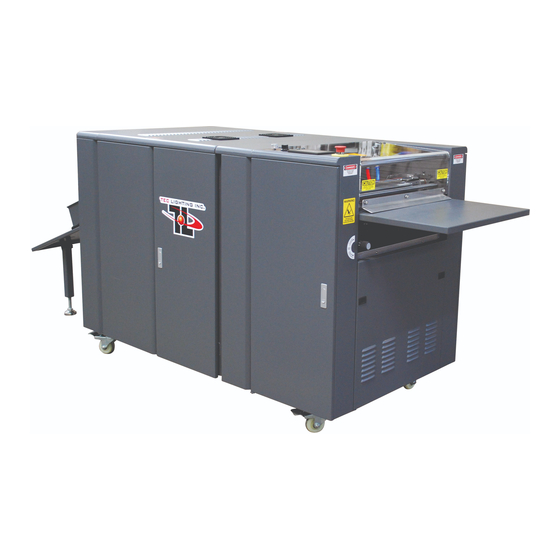 TEC TRU UV Coater Operating And Safety Manual