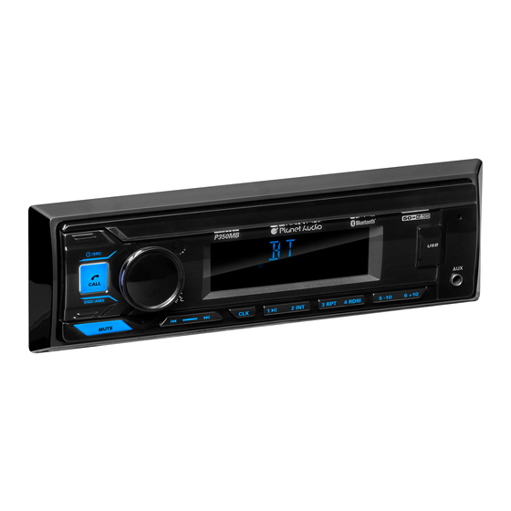 Planet Audio P350MB User Manual