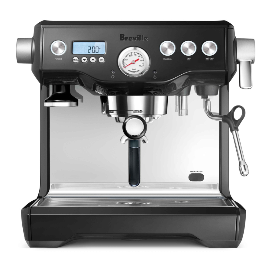 BREVILLE BES920 DESCALE CHECKLIST Pdf 