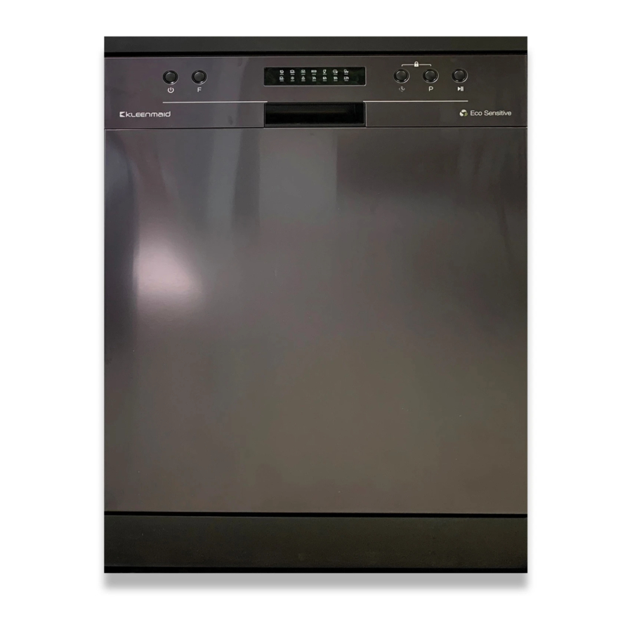 KLEENMAID DW6020XB INSTRUCTIONS FOR USE AND WARRANTY DETAILS Pdf