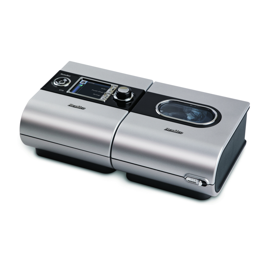 RESMED S9 SERIES MANUAL Pdf Download ManualsLib
