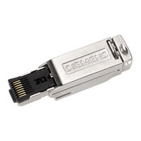 Siemens SIMATIC NET IE FC RJ45 Plug 4x2 CAT 6A Compact Operating Instructions