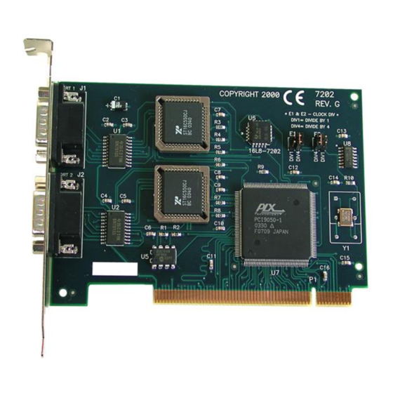 SeaLevel COMM+232.PCI Manuals
