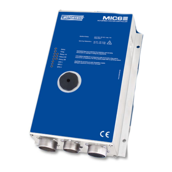 Motortech MIC-Marine Operating Manual