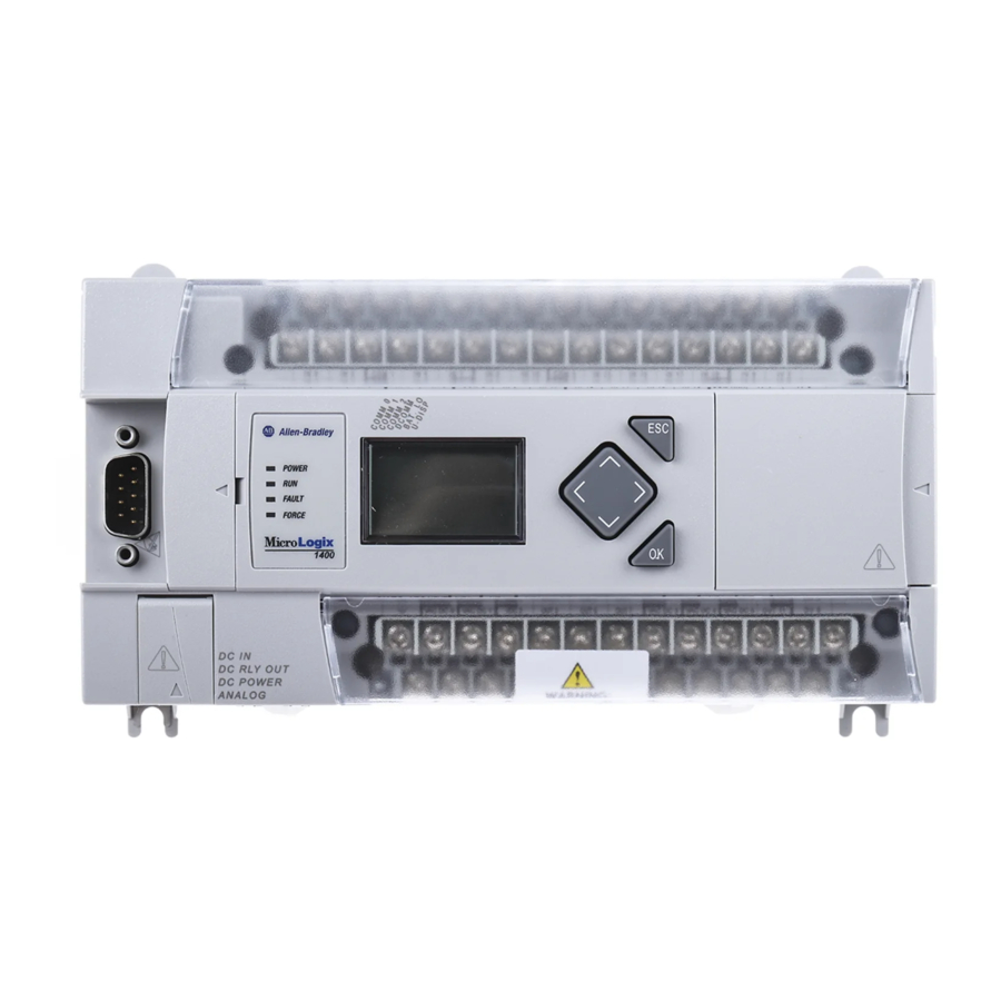 Rockwell Automation Allen-Bradley MicroLogix 1400 User Manual