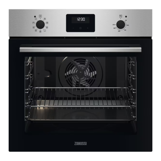 User Manuals: Zanussi ZOHEX3X1 Electric Oven