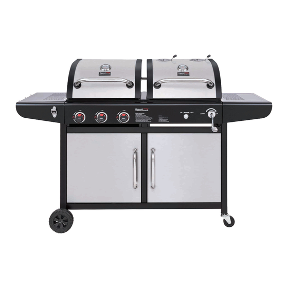 ROYAL GOURMET ZH3002SN Gas Charcoal Grill Manuals