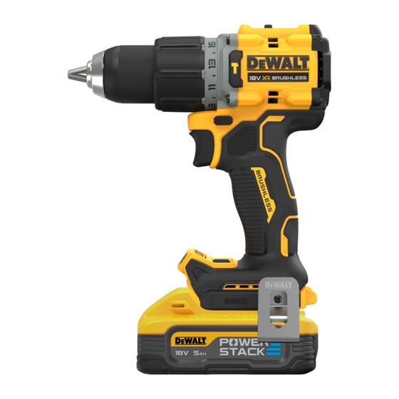 DeWalt DCD805H2T Manual