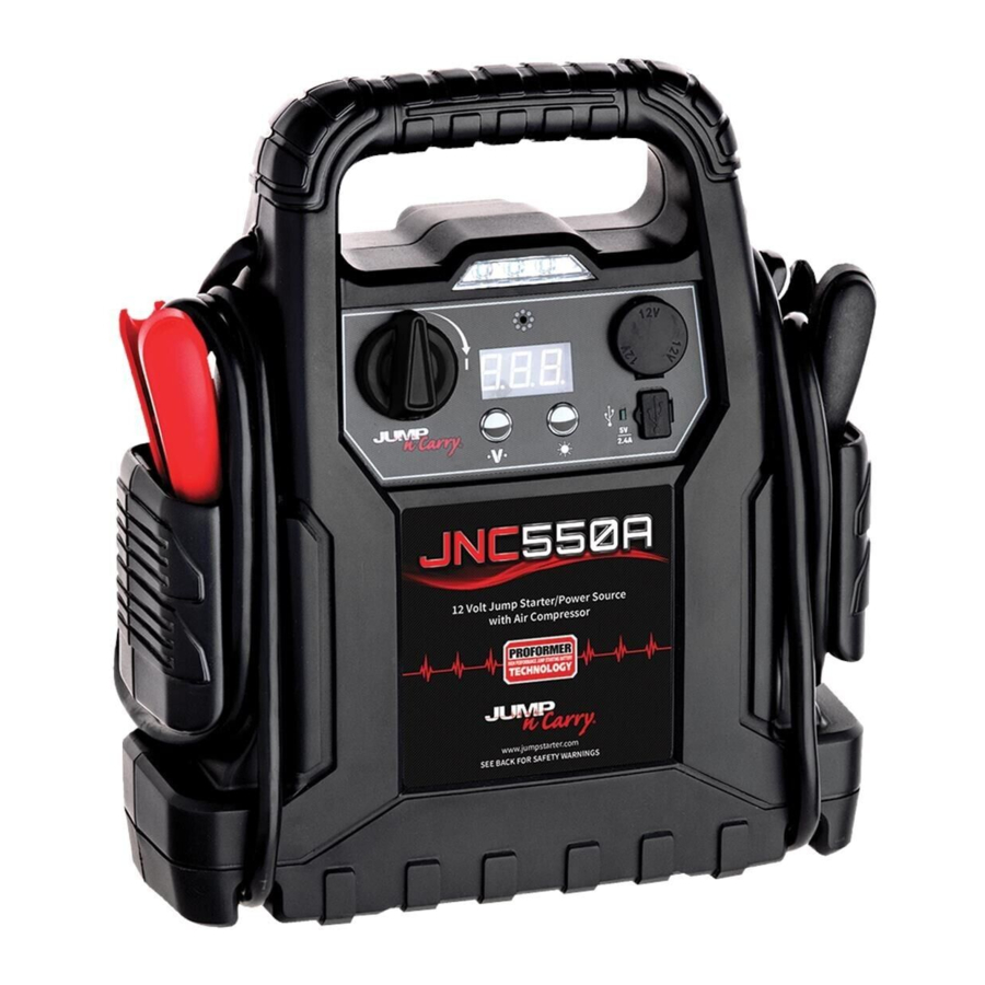 Jump-N-Carry JNC550A - Jump Starter Manual