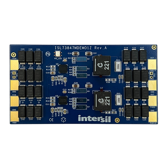 Intersil ISL73847MDEMO1Z Manual