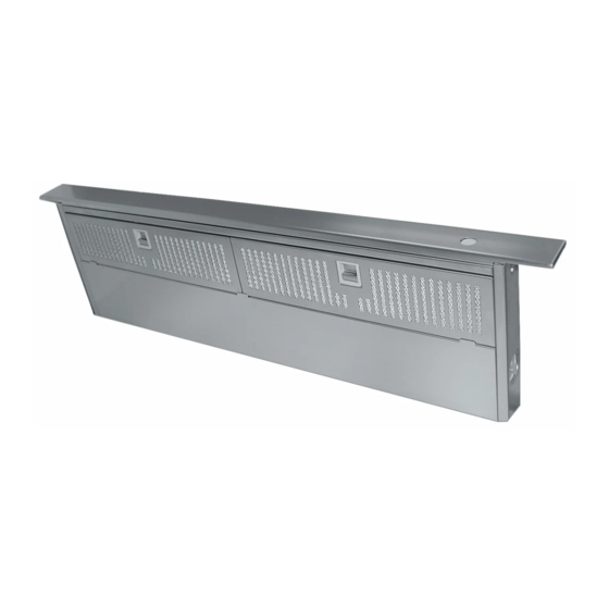Faber Scirocco Downdraft Rangehood Instruction Manual
