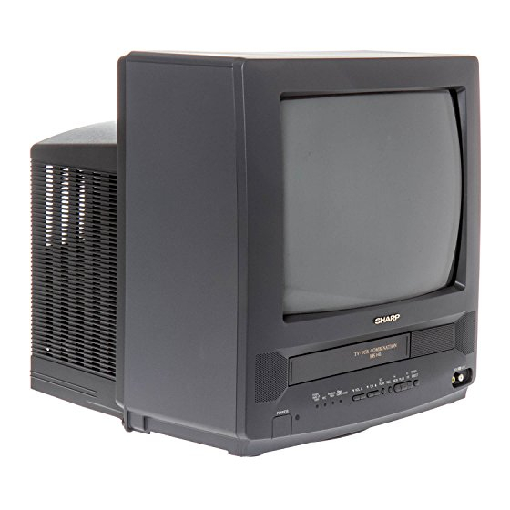 Sharp 13VT-K100 TV VCR Combo Manuals