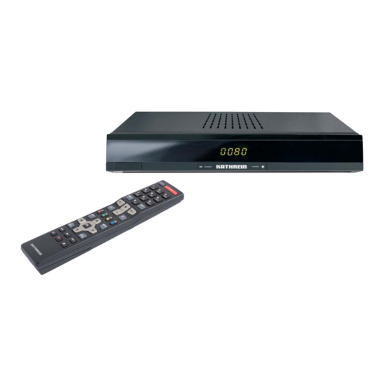 Kathrein UFS 80si Operating Manual