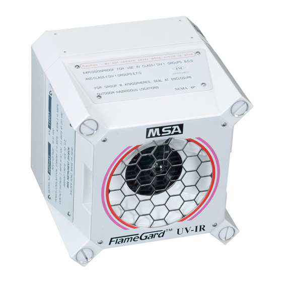 User Manuals: MSA FlameGard Series Flame Detectors