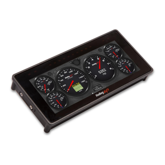 Holley EFI 6.86” Pro Dash Quick Start Manual