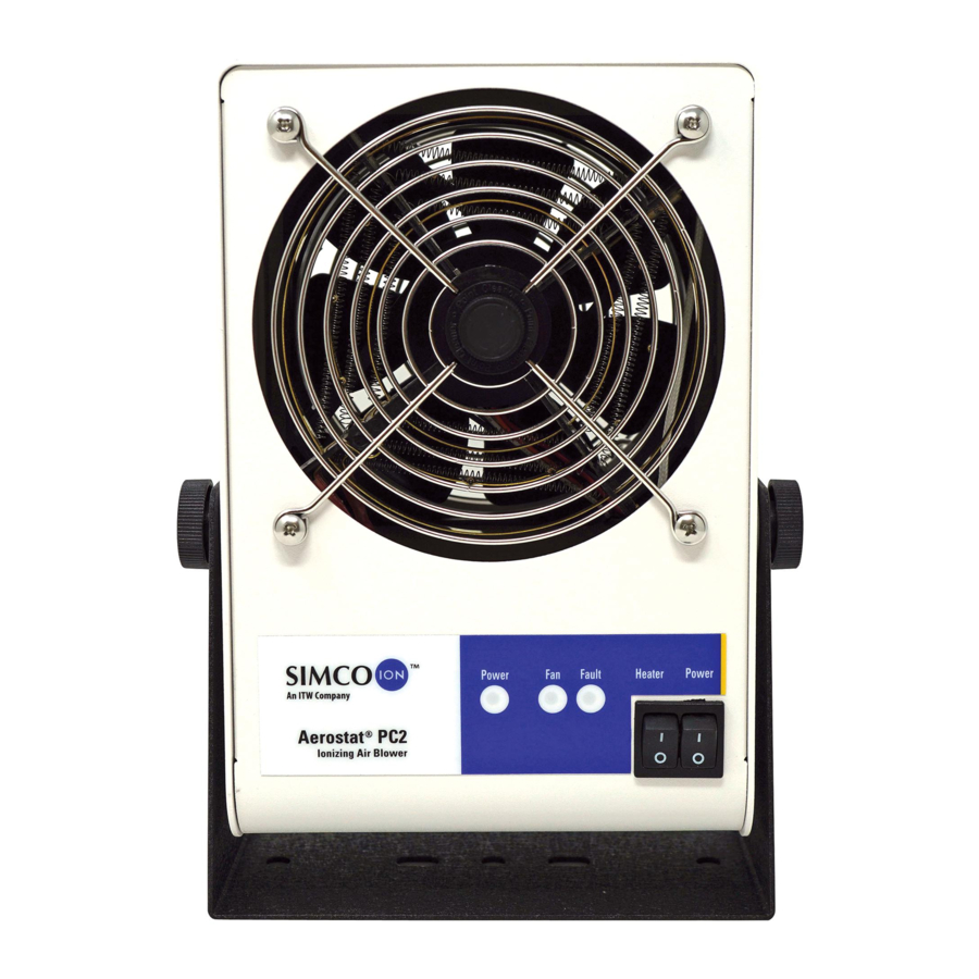 ITW SIMCO ION INSTALLATION AND OPERATING INSTRUCTIONS MANUAL Pdf