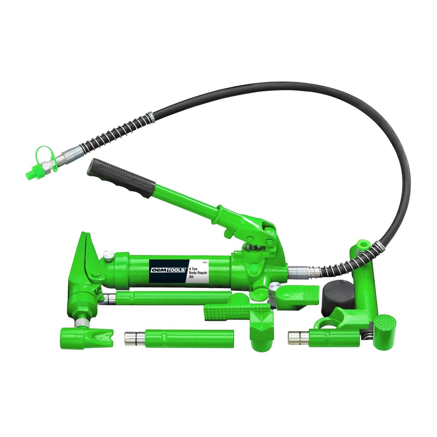 OEM TOOLS 24820 OPERATING INSTRUCTIONS AND PARTS MANUAL Pdf Download