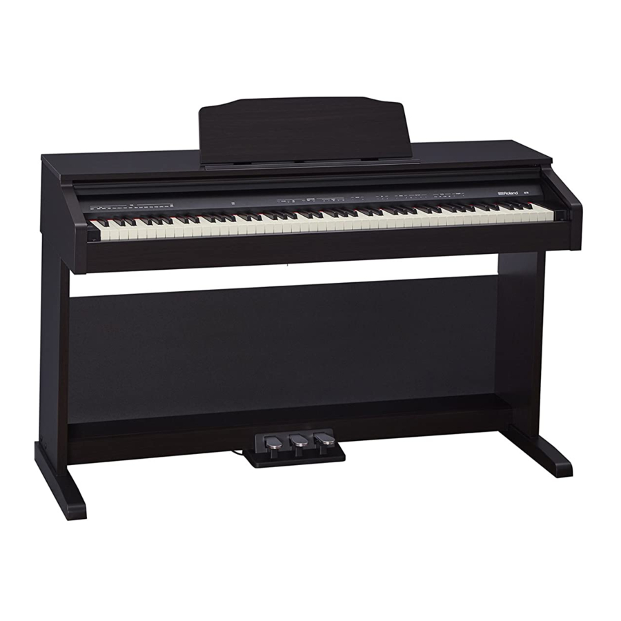 ROLAND RP30 FIRMWARE UPDATE MANUAL Pdf Download | ManualsLib