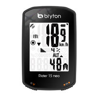 Bryton rider 330 store manual