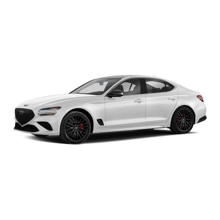 Genesis G70 2022 Owner's Manual