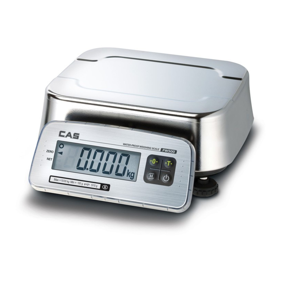 CAS FW500 Service Manual