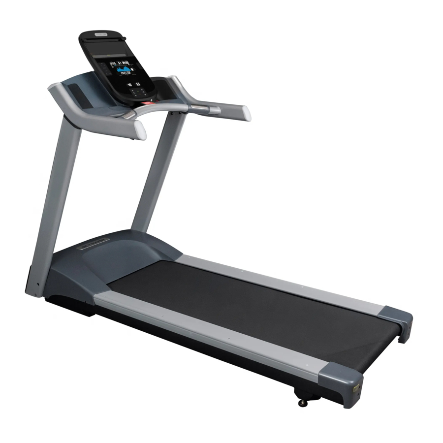 How to turn on precor bike