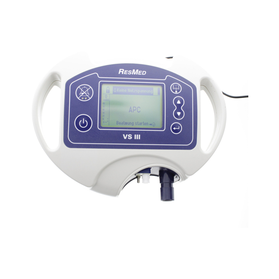 RESMED VS III USER MANUAL Pdf Download ManualsLib