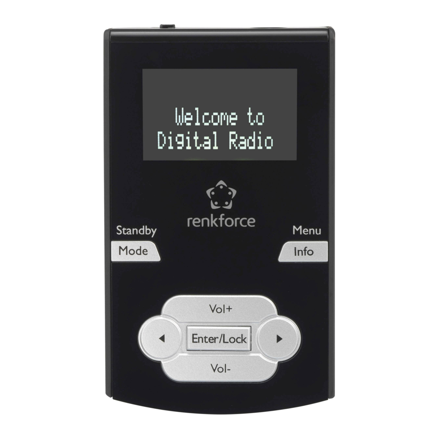 CONRAD RENKFORCE RFDABPOCKET1 OPERATING INSTRUCTIONS MANUAL Pdf