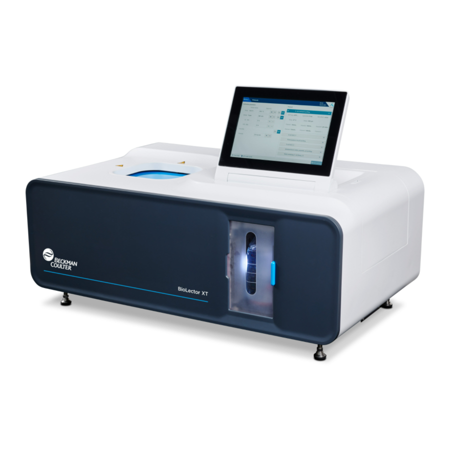 BECKMAN COULTER BIOLECTOR XT SAFETY NOTICES Pdf Download ManualsLib