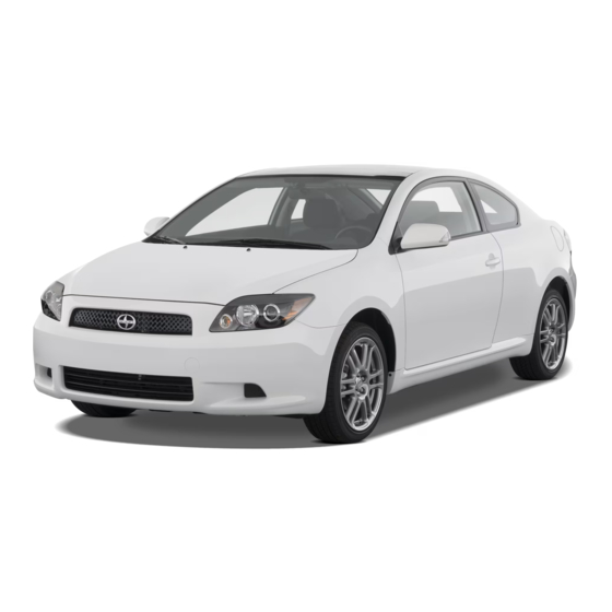 Scion 2010 tC Quick Reference Manual