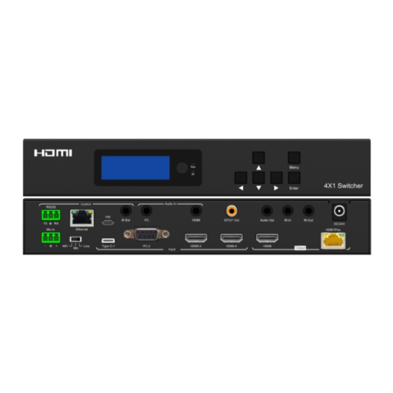 User Manuals: Scion-Tech SC03.4200 4x1 HDMI Switch