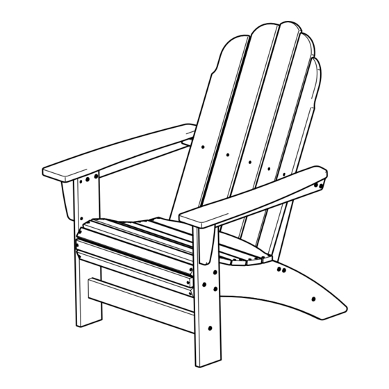 Polywood AD820 Assembly Instructions Manual